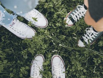 Three friends sneakers